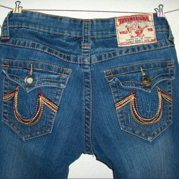 True religion billy super t 30, measure 32-34"w 32"| 8 1/2" rise, 7 1/2" a-1 - Picture 4 of 8